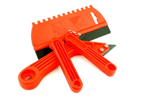 Linic 1 Tile Adhesive Spreader, 1 Tile Scriber, 1 LRG & 1 SML Grout Rake S7519 - Picture 2 of 2