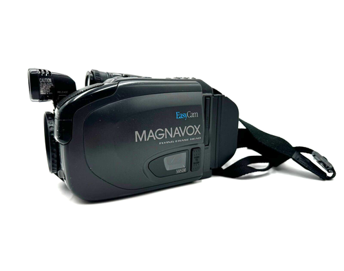 Magnavox Easycam Camcorder CVT630AV01, Black, W/ Accessories and Bag