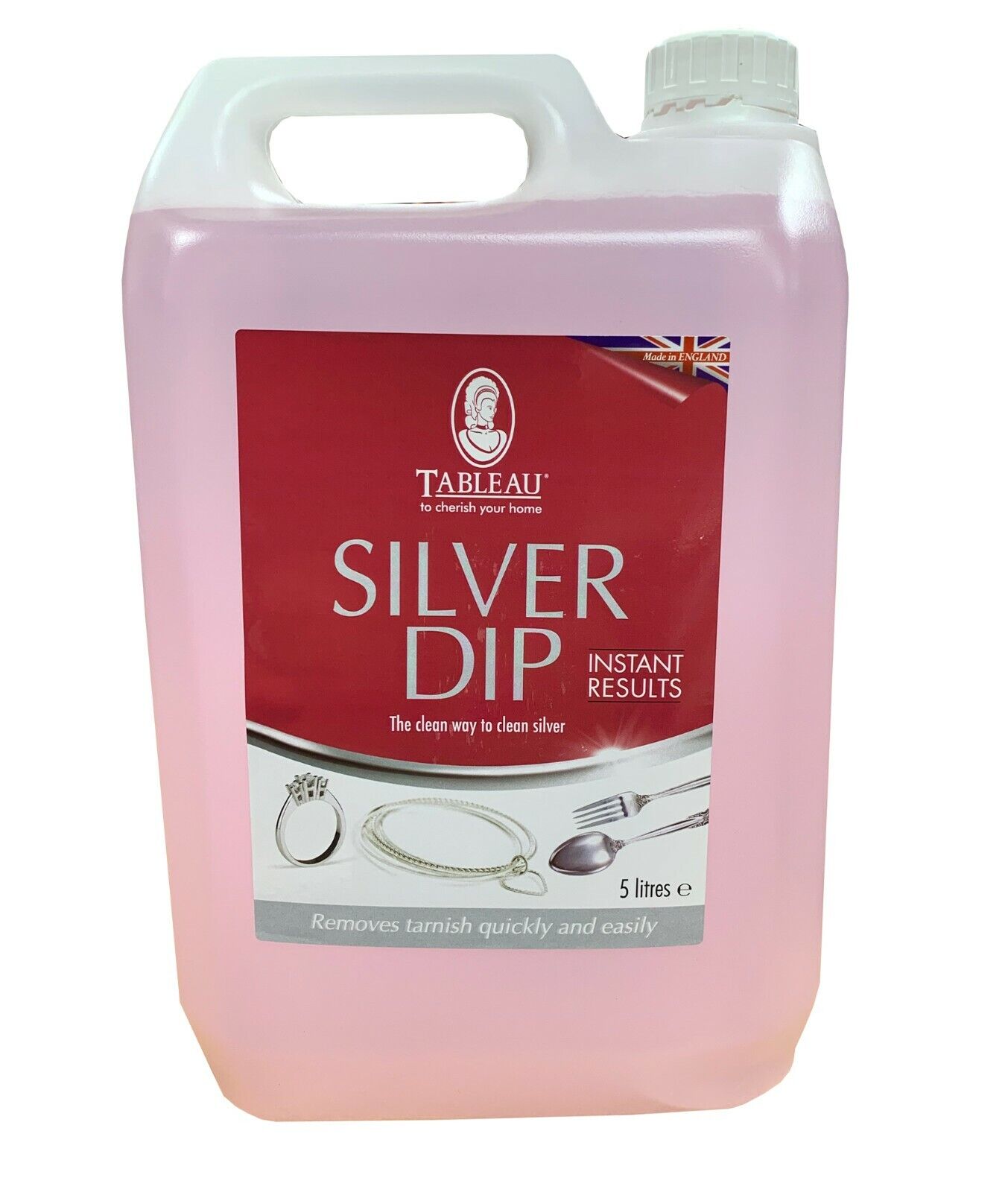 Professional Size Tableau Silver Cleaning Dip 5 Litre Refill for Silver Dip