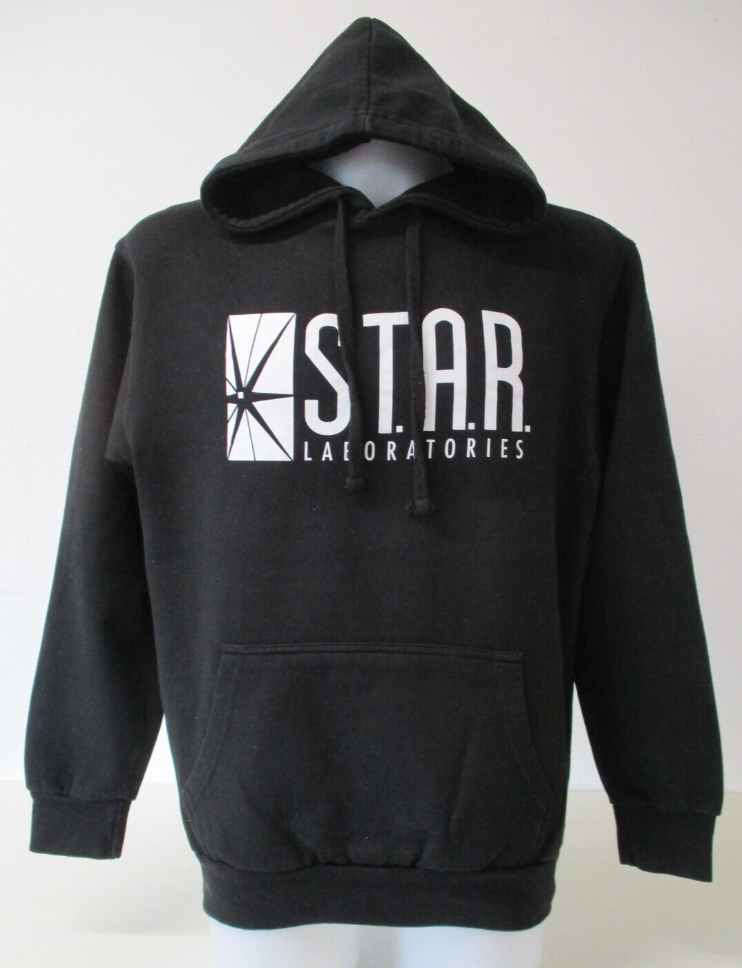 HOODIE, Company Logo on Front, Black, Medium, Fits 40