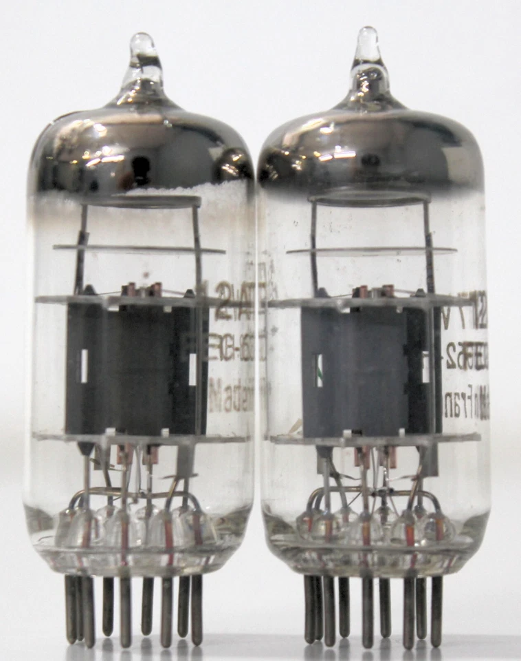 "Геттер 12AT7WA M8162 E81CC MAZDA TRIPLE MICA ""O"" протестирован на Amplitrex AT1000 2 шт." - Изображение 4 из 4