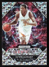 2021 Panini Prizm Draft Picks Kevin Durant Fireworks  Circles Disco #16 Texas