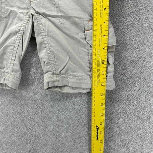 Columbia Shorts Kids Size 5 Beige Flat Front Cargo Hiking Performance Adjustable - Picture 4 of 11