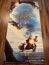 Lemony Snicket's A Series of Unfortunate Events 2004 Original HUGE Vinyl Poster
