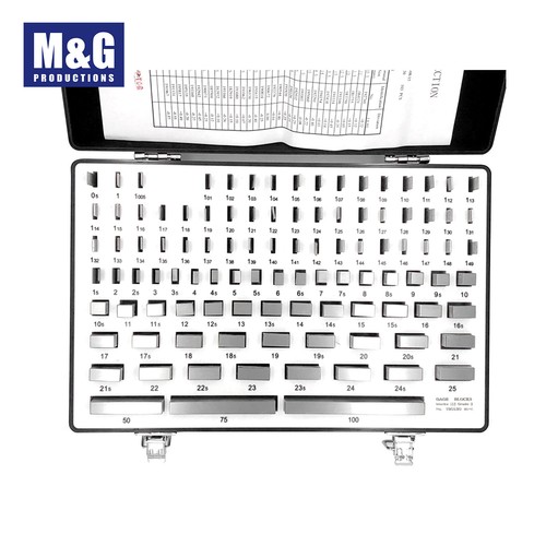 Metric Steel Gauge Block 103pcs/set ,Grade 2 New Packaging eBay