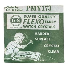 Germanow-Simon Mach (GS) PMY173 Watch Crystal NOS Part Flexo