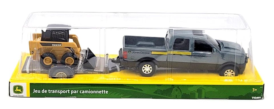 John Deere Pickup Hauling Skid Steer 13.5" TOMY - Image 3 of 4