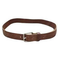 Gap Floral Embossed Brown Leather Belt