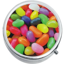 Colorful Jelly Beans Candy Medicine Pill Box