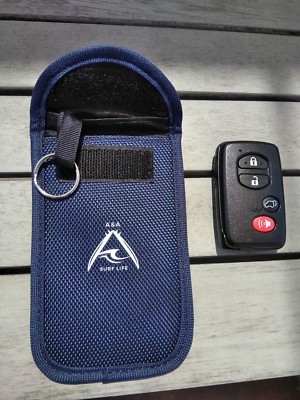A&A Keyless Entry Car Key Fob Signal Blocker Guard Protector Faraday Bag Pouch 