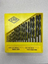 H.S.S. Metric Jobber Drill Set 1mm - 10mm, by .5mm High Speed Steel, 19 Piece