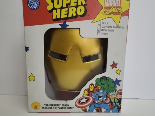 Iron Man Ben Cooper Superhero Mask Marvel Comics - Picture 6 of 6