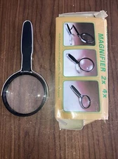 Self Standing Magnifier With Extension Arm 2x 4x Adjustable To Various Angles