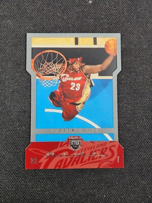 2004-05 Skybox Limited Edition Die-Cut Parallel #19 LeBron James 2nd Year