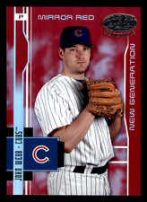 2003 Leaf Certified Materials Mirror Red #222 John Webb #95/100