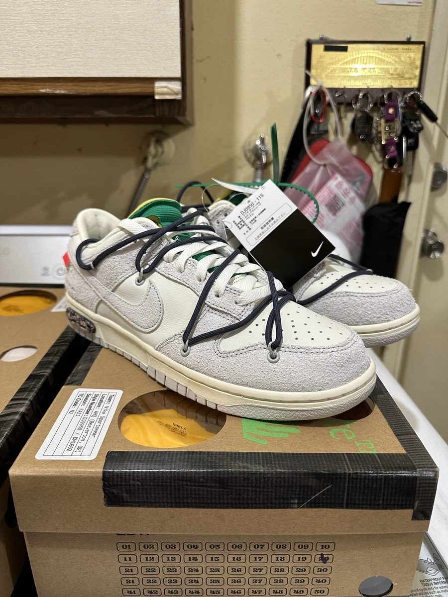 Nike Dunk Low x OFF-WHITE “lot 20 of 50” Size 9.5