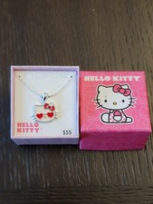 Hello Kitty Fine Silver Plated Necklace -orig 55 New In Box