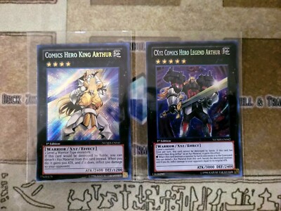 Yu-Gi-Oh! CXyz Comics Hero Legend Arthur Card - NUMH-EN042 Secret Rare, Number Hunters Unlimited - View #10