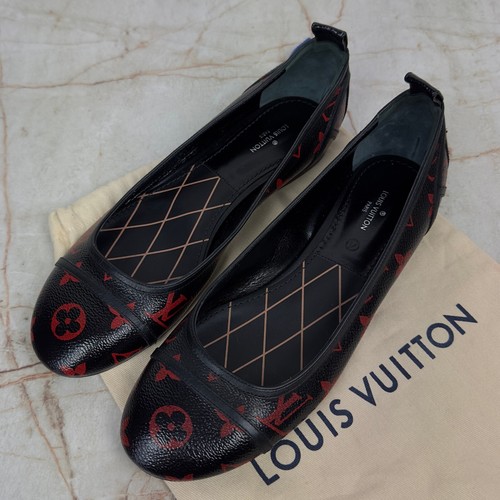 RARE Louis Vuitton INFRAROUG Revival Ballet Flat Monogram 7.5 US or 37.5 EUR - Picture 2 of 11