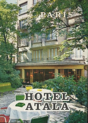 Hotel Atala Paris Travel Pamphlet