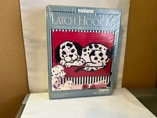 Vintage Firehouse Pal Dalmatian Latch Hook Kit National Yarn Crafters