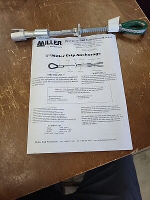 Miller Sperian 1'' Reusable Concrete Grip Anchorage Connector 497 10000lb