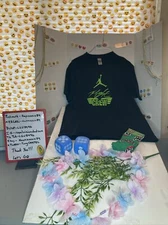 Classic retro throwback brand new flight crew vinyl T-shirt