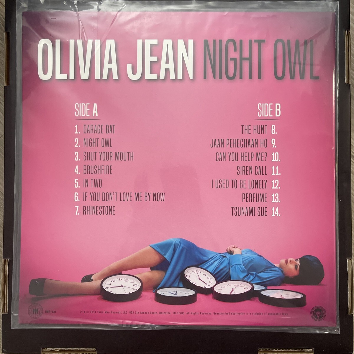 Olivia Jean (Jack White Third Man Records) Signed Night Owl Vinyl