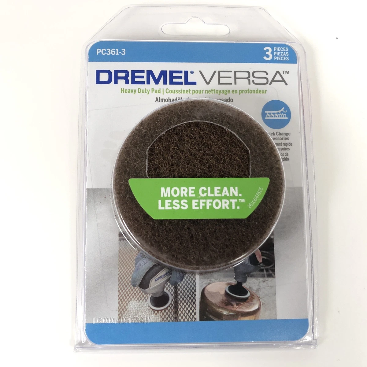 Dremel Versa Heavy Duty Pad 3 Pack PC361-3 Paint / Rust Removal - NEW  SEALED