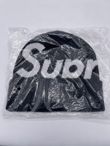NEW Supreme Big Logo Beanie Black FW20 
