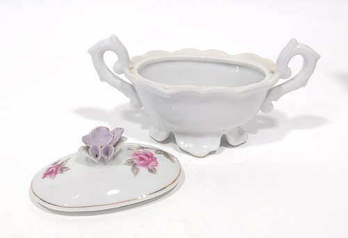 Vintage Japan Cream Sugar Salt & Pepper Shaker Set - Picture 3 of 8