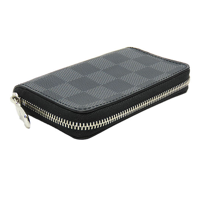Louis Vuitton Zippy Coin Purse Damier Graphite N63076 Mi4270 Louis Vuitton Zippy Coin Purse Damier Graphite N63076 Mi4270