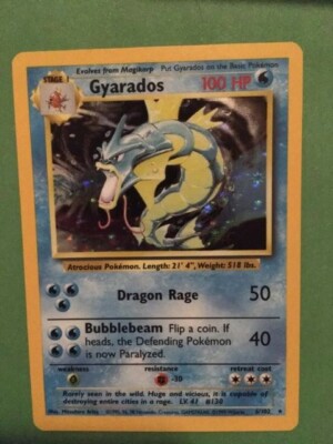 holographic gyarados pokemon card value Dark - - 1st Edition - Pokmon for Sale in Riverside, CA your opponent takes 2 Prize cards. Gyarados Holo Rare - Base