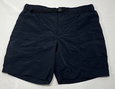 NEW Eddie Bauer Shorts Mens Large Ripstop Tech UPF 50+ Belted Nylon Outdoor