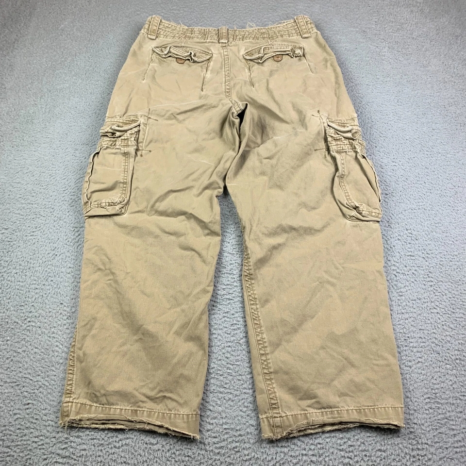 Vintage Aeropostale Cargo Pants Men's 32x30 Baggy Fatigues Heavy Paratrooper Y2K - Image 2 of 4