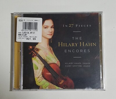 In 27 Pieces: The Hillary Hahn Encores CD (2013) -- NEW! CRACKED CASE