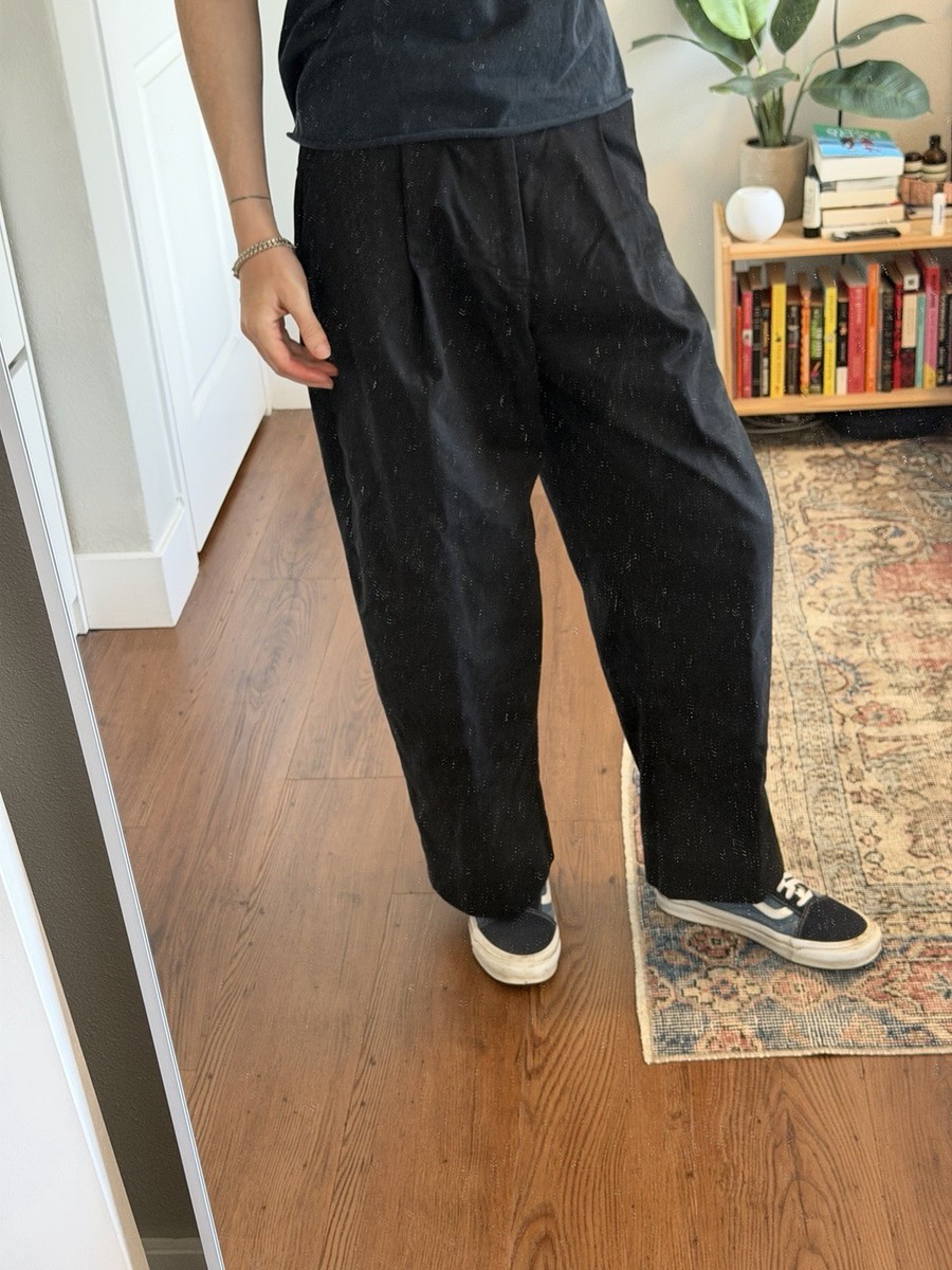 Studio Nicholson Wide Leg Black Sorte Pants - XS | eBay