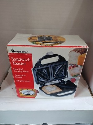 Magic Chef Cool Touch Sandwich Toaster TSK-245 Nonstick Snack Maker