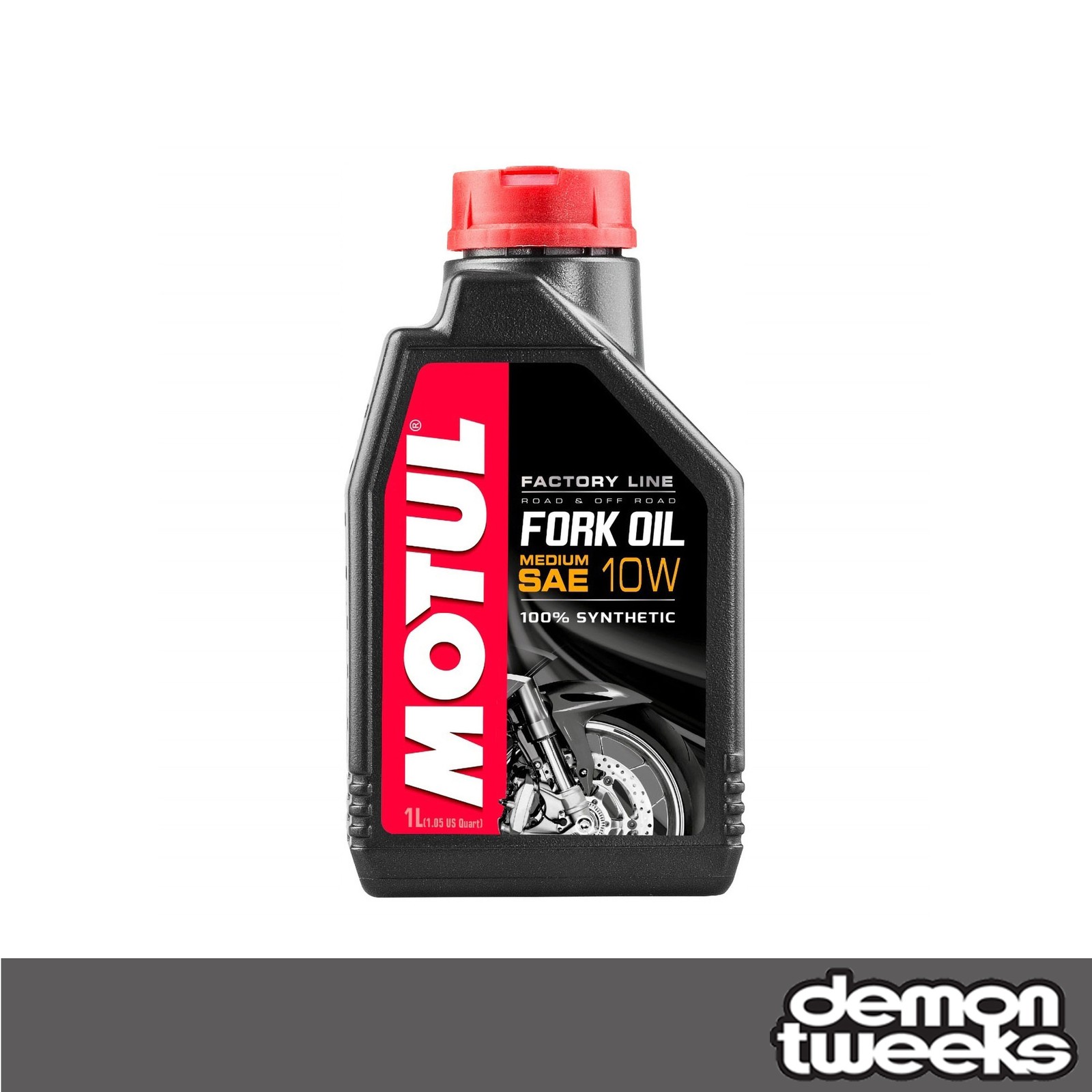 1 x Motul Factory Line Motorcycle 10W Fully Synthetic Suspension Fork Oil - 1L