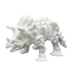 Poseable Skeletal Triceratops Eco-Friendly Articulated Design Compact Portable