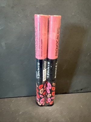 Rimmel London Provocalips Kiss Proof Lip Colour, Wish Upon a Berry, Pack of 2