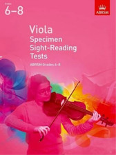 Image of Viola Specimen Sight-Reading Tests, ABRSM Grades 6-8 (Sheet Music) (US IMPORT)