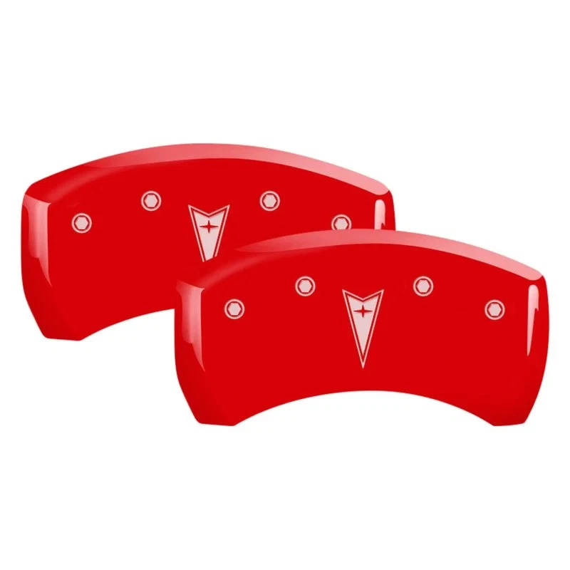 For Pontiac Firebird 98-02 Caliper Covers Gloss Red Caliper Covers w Pontiac Foto 2 de 3
