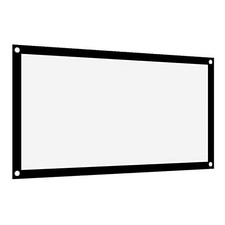 16:9 Foldable Projection Screen - 72 Inch - Soft White - Non-Crease - Soft White