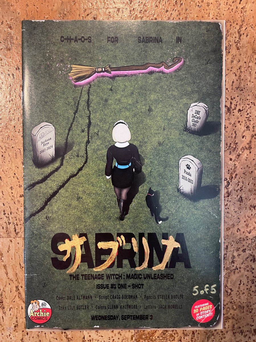 SABRINA THE TEENAGE WITCH **NYCC AKIRA HOMAGE 24k Gold Gilded