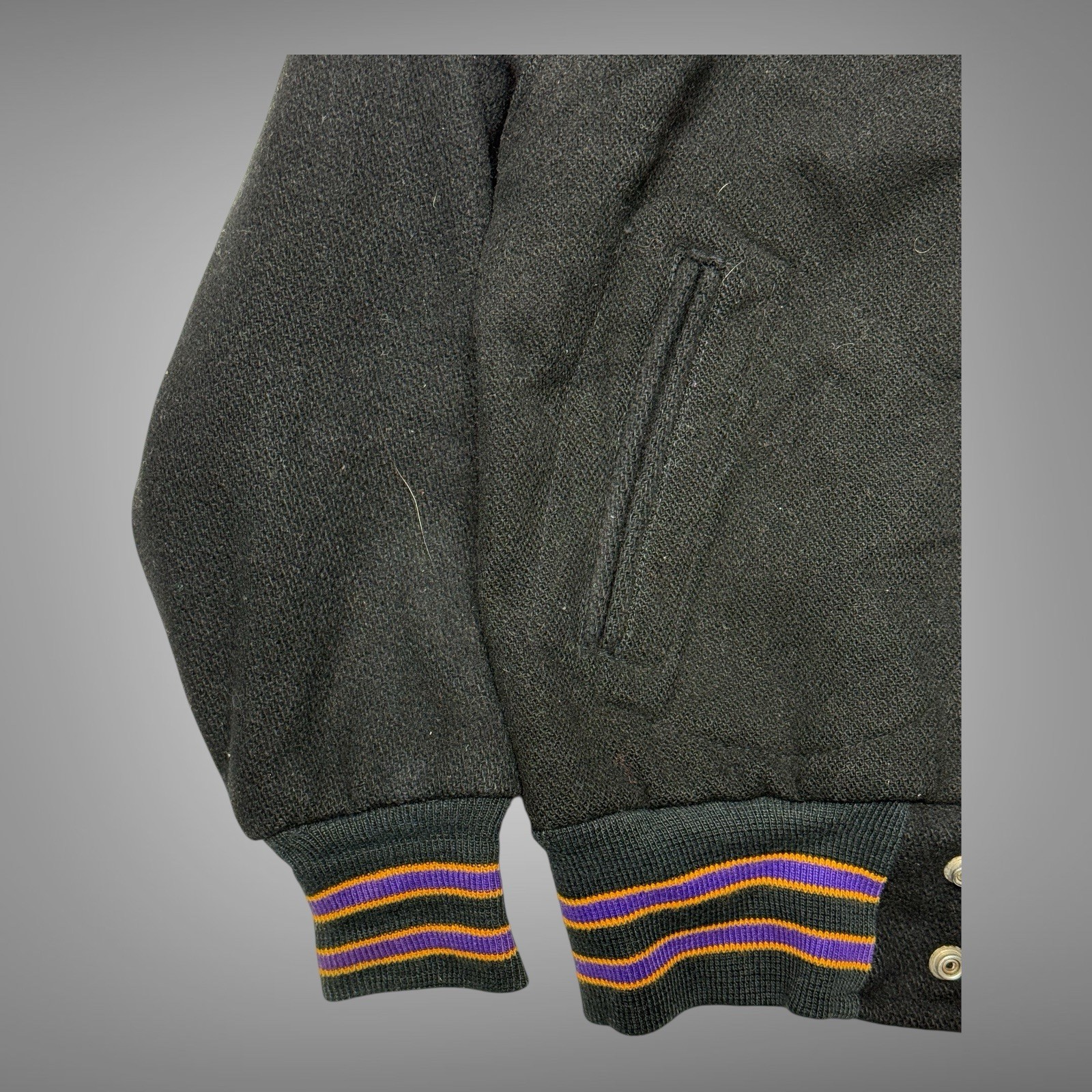 Williams Reversible Varsity Jacket Wool Letterman… - image 3