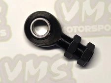 Black 4130 Chromoly Universal Street Rod 3/4" Steering Shaft Heim Joint/Rod End