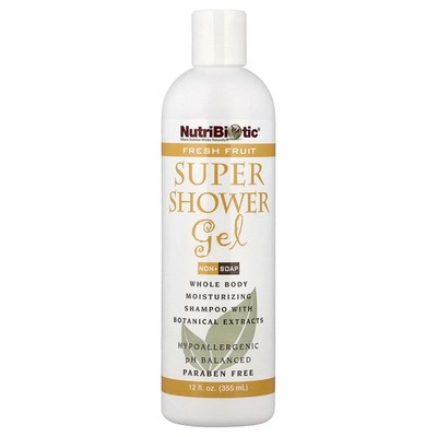 Super Shower Gel, Non-Soap, Fresh Fruit, 12 fl oz (355 ml)