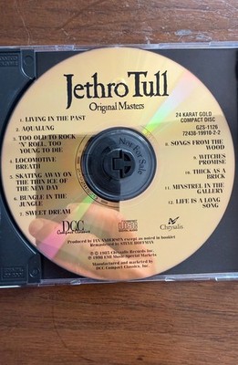 Jethro Tull Original Masters DCC RARE PROMO CD 24kt GPL STEVE HOFFMAN GZS1126-2