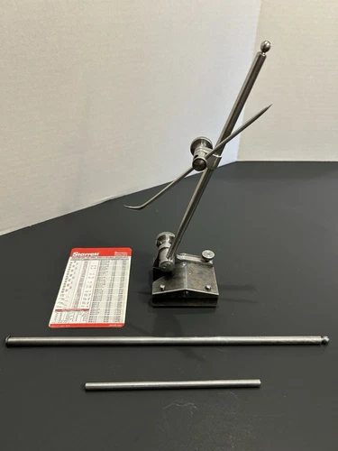 Very Nice STARRETT No. 257B Surface Gage With 9” & 12” Spindles And Scribe.